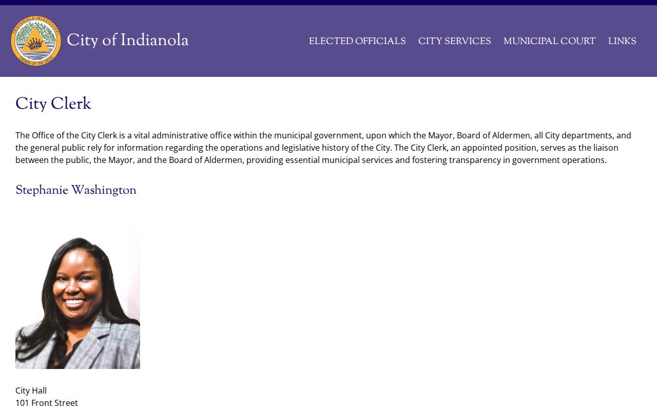 Indianola court docket city clerk source page